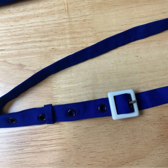 GLAMOUR BUNNY drey Royal Blue 1950s Style Pencil Dress  Retro Pinup - Picture 6 of 10